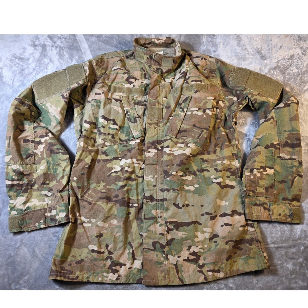 Team Soldier Flame Resistant Camo Army Combat Jacket Medium X-Long
